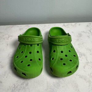 Unisex Kid’s Crocs Clogs Size 10/11 Green